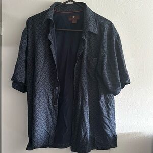 Toscano men’s silk button down shirt size xl